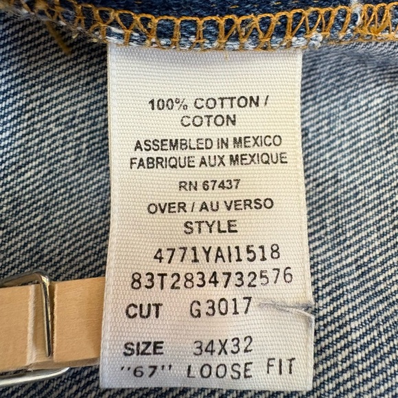 Vintage Y2K 90’s Polo Jeans Co. Ralph Lauren Men’s "67" Loose Fit Jeans | 34x28 - Picture 3 of 10